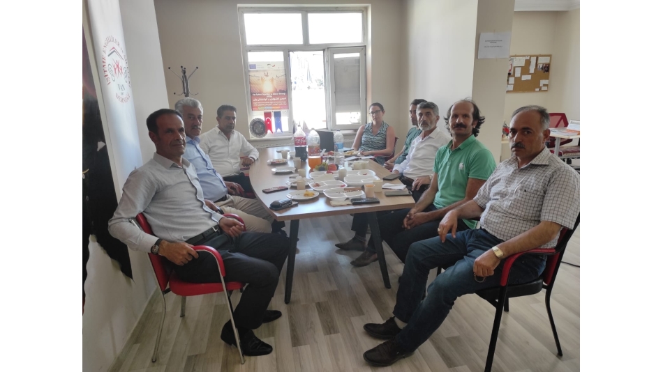 MAHALLE MUHTARLARIMIZ İLE BİRARAYA GELDİK.